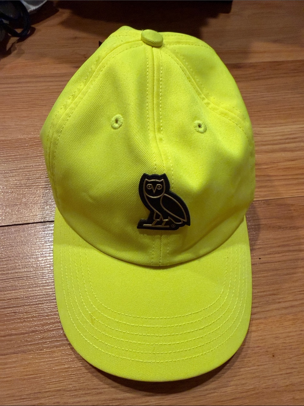 Ovo (octobers very own) Logo Neon Yellow Cat Accessory Hat